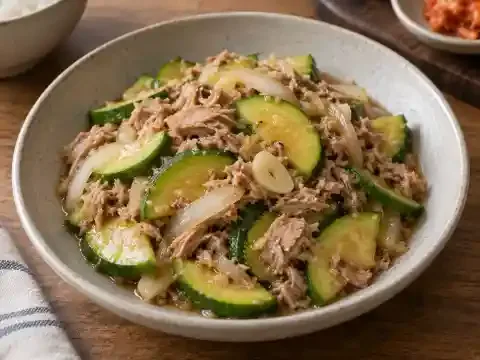 애호박 참치볶음