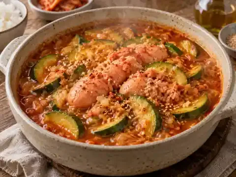 애호박 명란짜글이