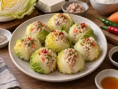 알배추 주먹밥