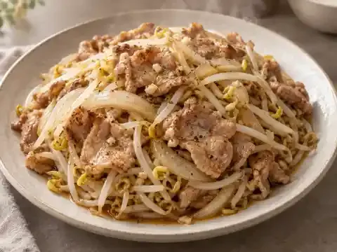 앞다리살 숙주볶음