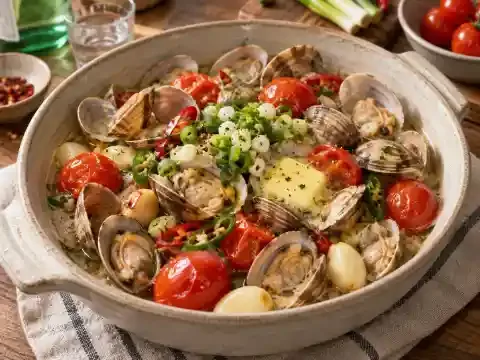 바지락 토마토찜