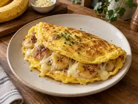 바나나 치즈 오믈렛