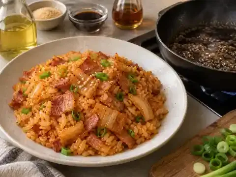 베이컨 김치볶음밥