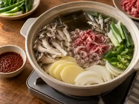 버섯 전골