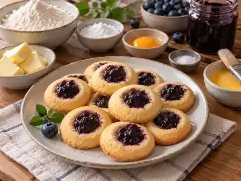블루베리 잼쿠키