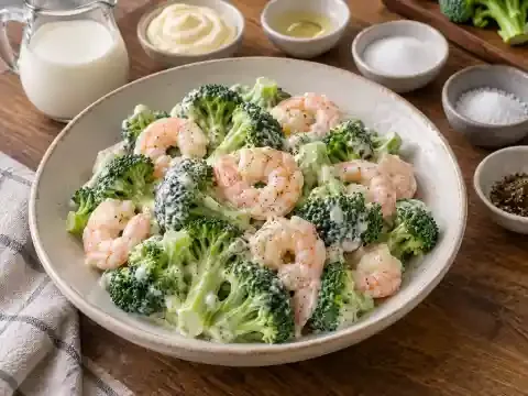 브로콜리 새우 샐러드