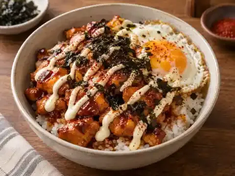 불닭마요 덮밥