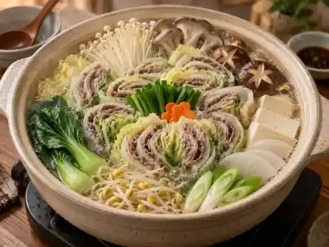 차돌박이 배추전골