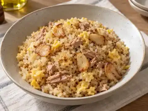 참치 알리올리오 볶음밥