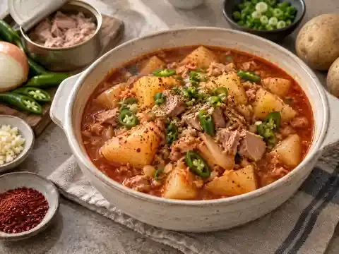 참치 감자찌개