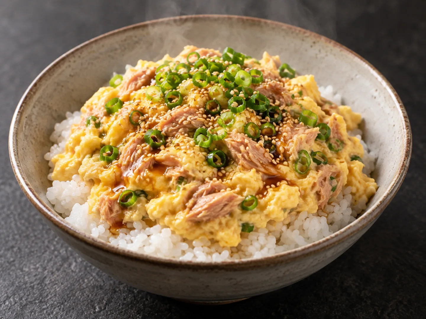 참치계란간장밥