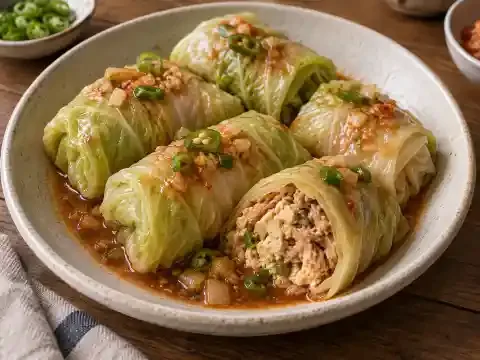 참치쌈장 양배추롤