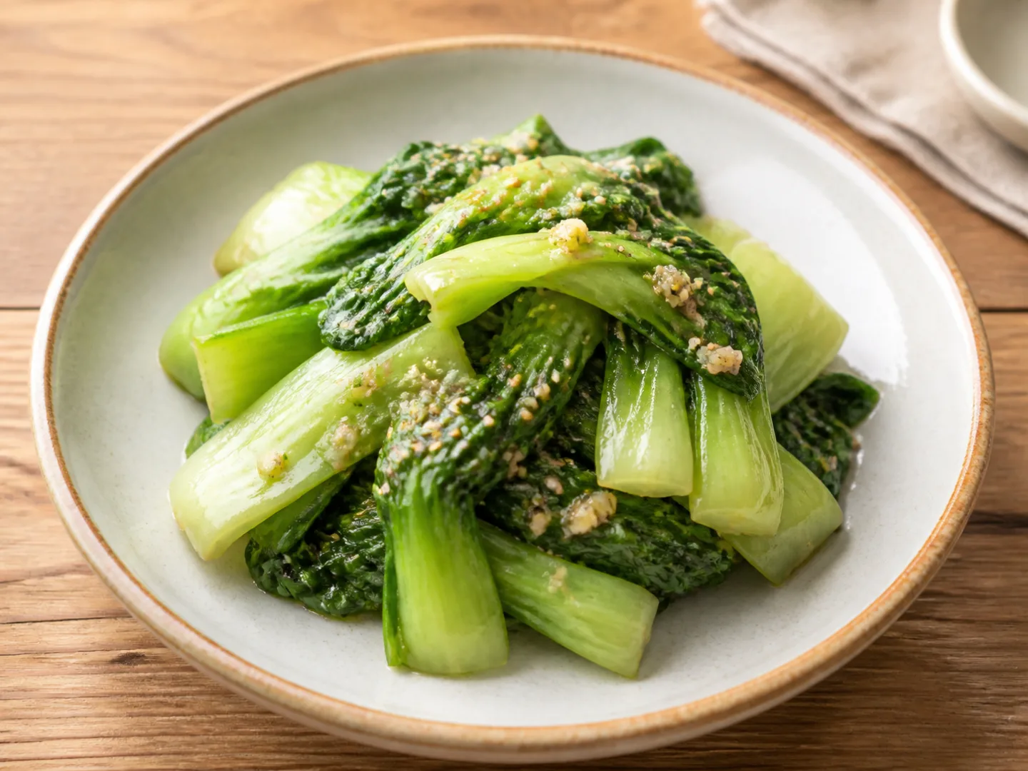 청경채 된장무침
