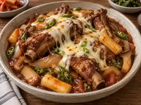 치즈 등갈비찜