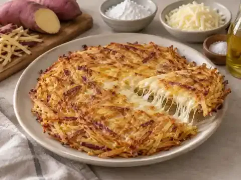 치즈 고구마채전