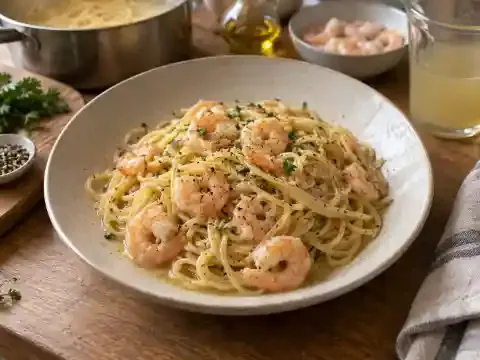 치킨스톡 새우볶음면