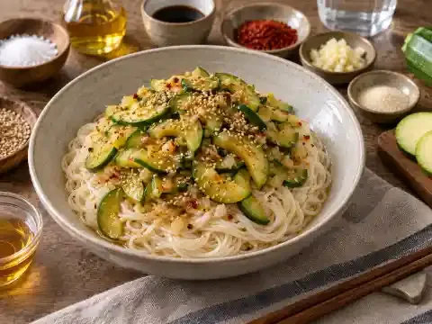 충청도식 애호박국수