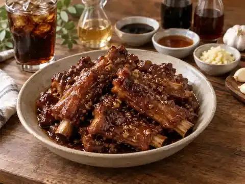 콜라 양념 등갈비
