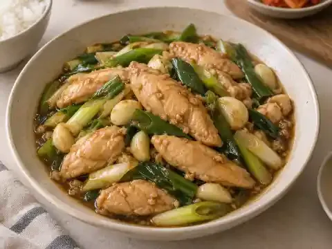 대파 닭안심 조림