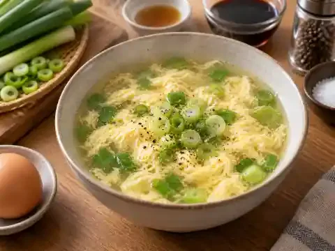 대파 계란국