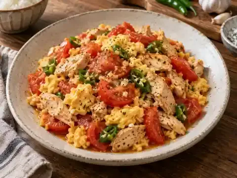 닭가슴살 토마토 계란볶음
