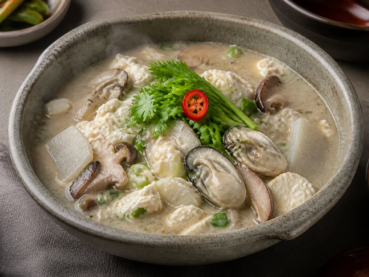 들깨순두부찌개