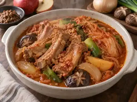 등갈비 김치찜