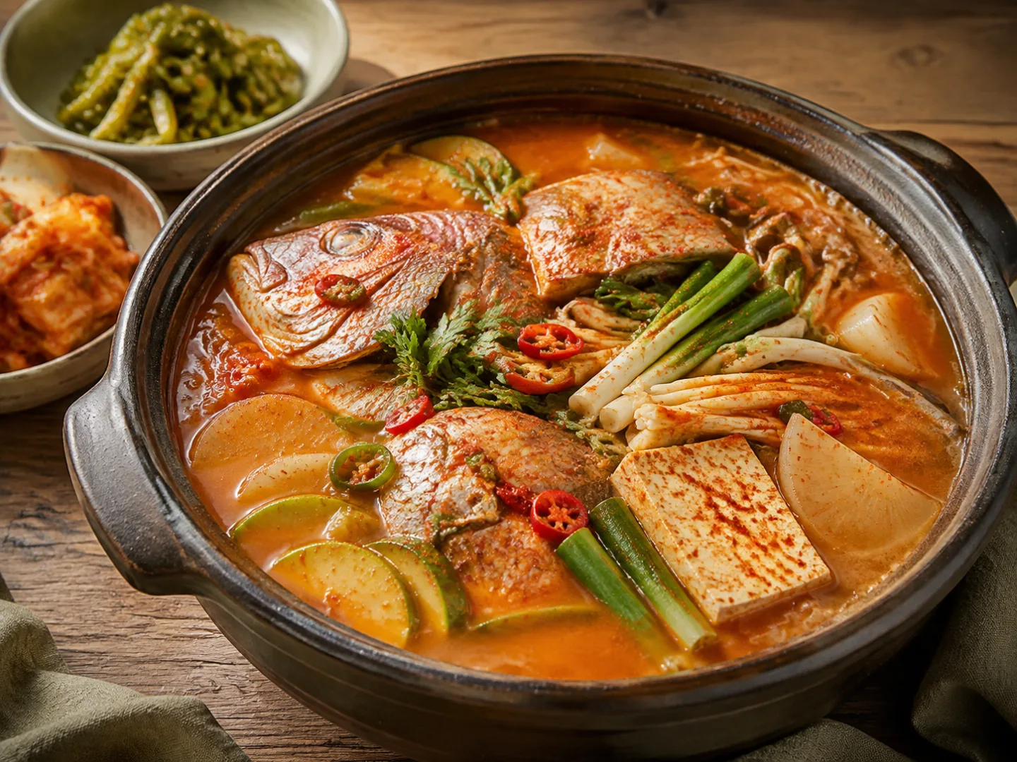 도미 매운탕