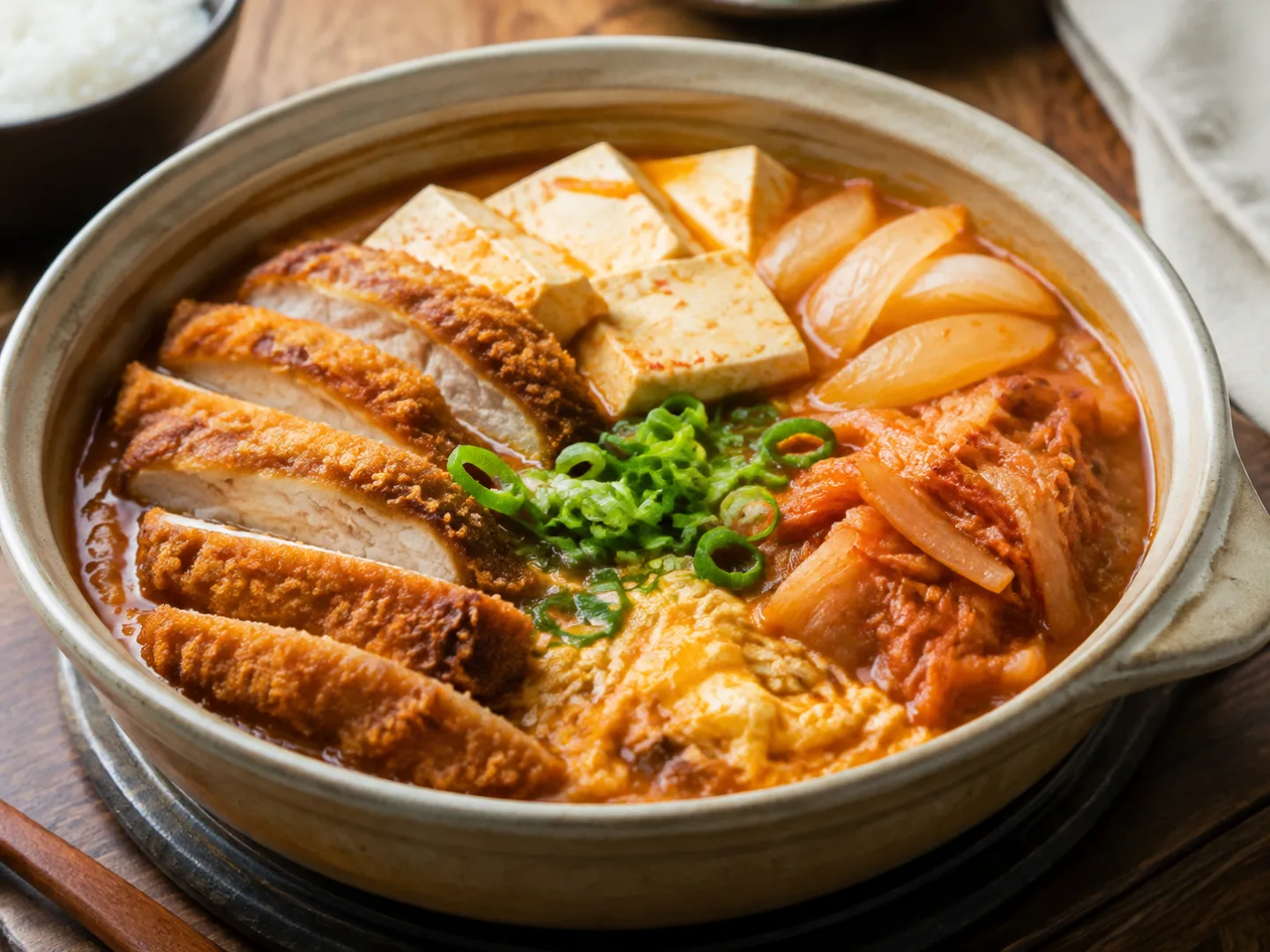 돈까스 김치나베