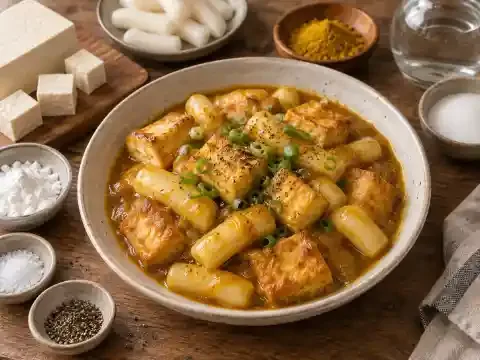 두부 카레떡볶이