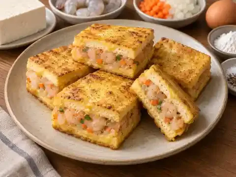 두부 새우부침