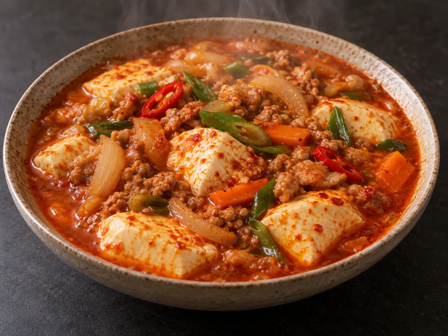 돼지고기 순두부조림
