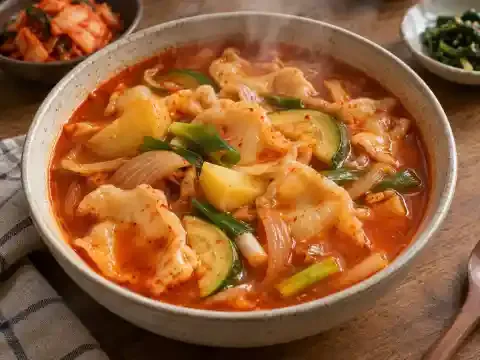 얼큰 고추장 수제비