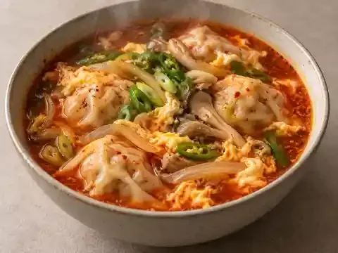 얼큰 만둣국