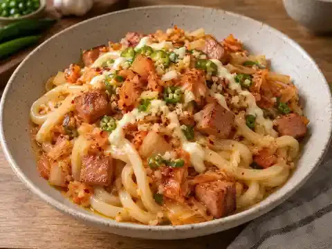 김치마요 우동