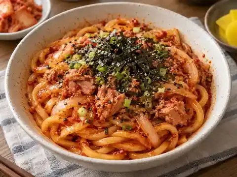 고추참치 비빔우동