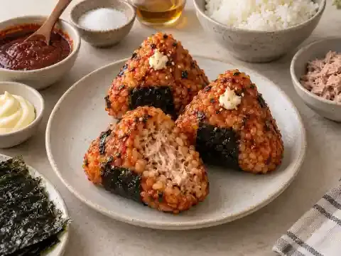 고추참치마요 삼각주먹밥