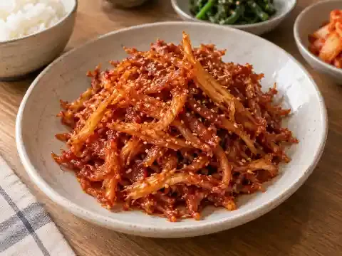 고추장 황태채볶음