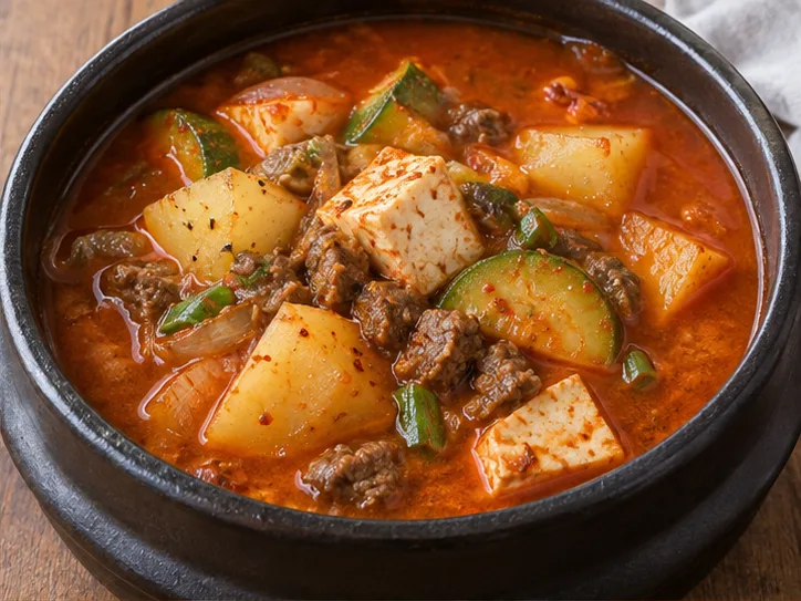감자 고추장찌개