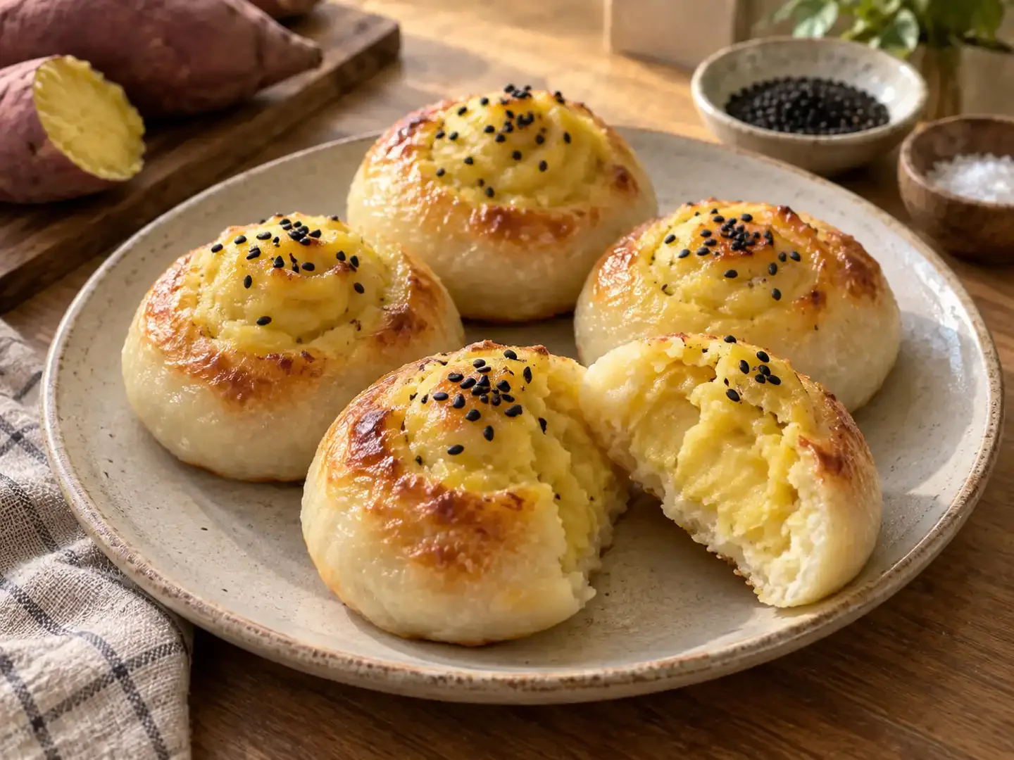 고구마무스 찹쌀빵
