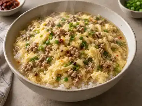 달걀스프 덮밥