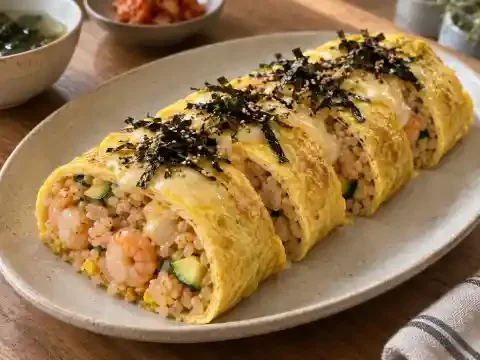 달걀말이 새우볶음밥