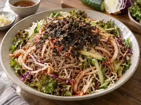 쟁반막국수