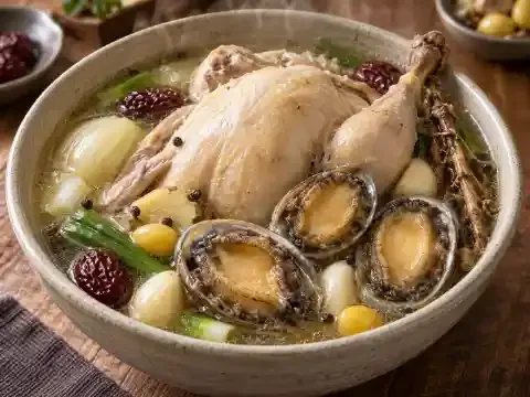 전복 삼계탕