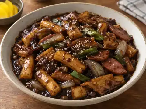 짜장떡볶이