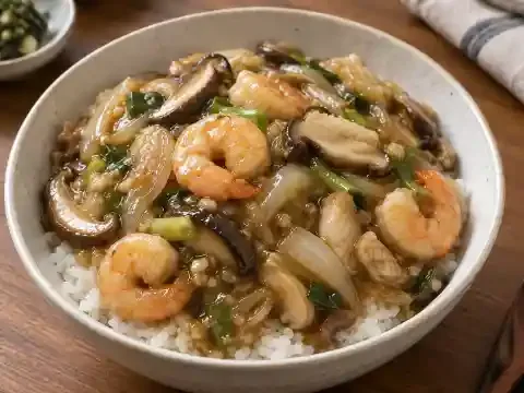 중화풍 해물덮밥