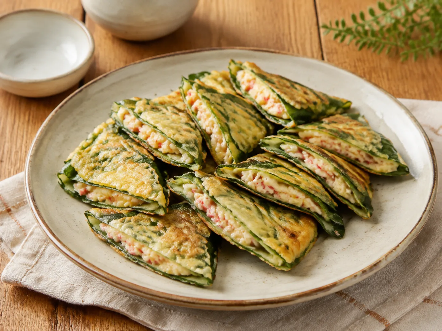크래미 깻잎전