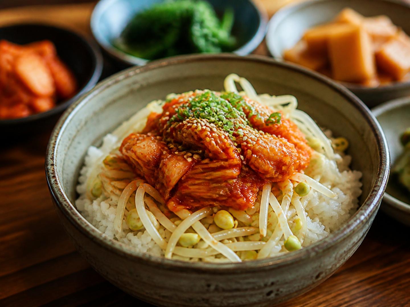 김치 콩나물밥