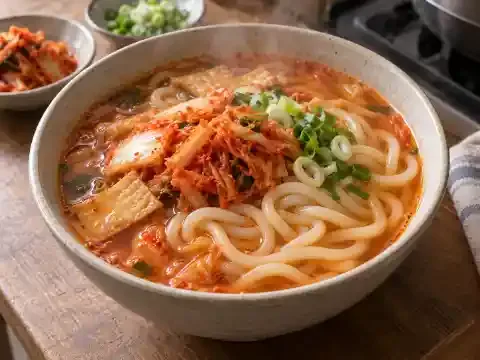 김치우동