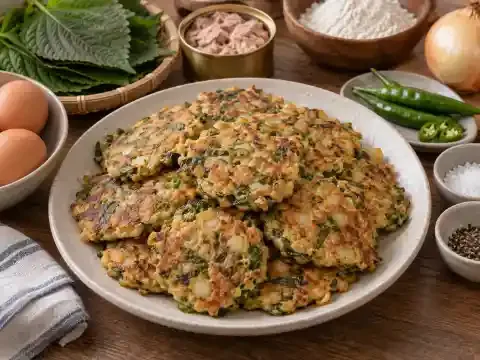 깻잎 참치전